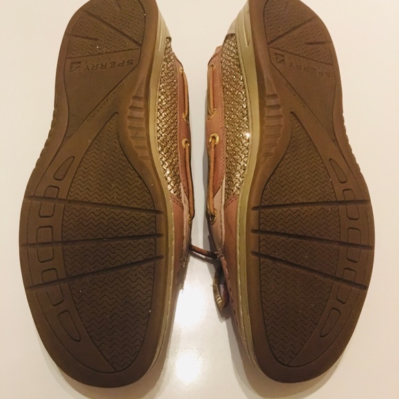 Women’s Sperry Angelfish Gold Glitter Shoes - Picture 4 of 6